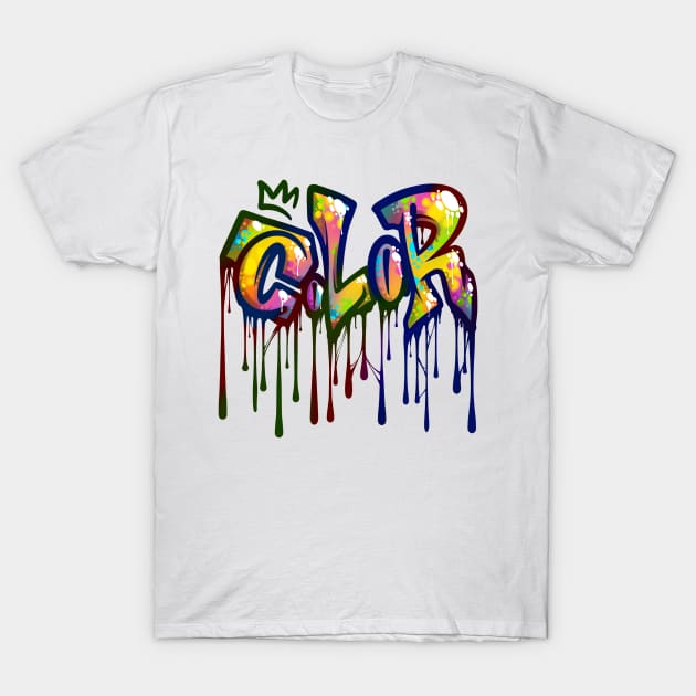 Color Graffiti T-Shirt by Graffitidesigner